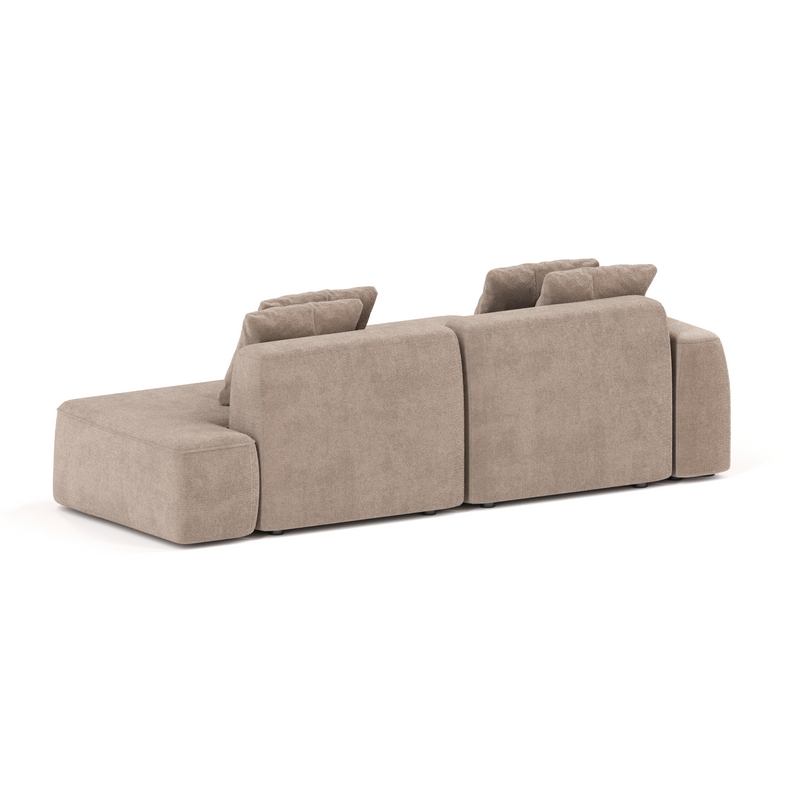 Диван Норд двухмодульный угловой удлинённый Barsa 819